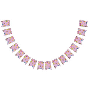 owl birthday party cake cute bunting