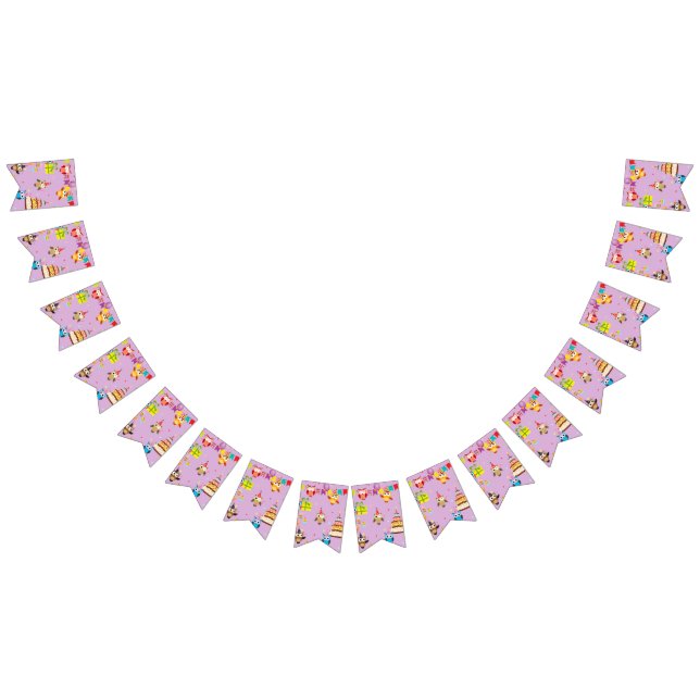 owl birthday party cake cute bunting  (All)