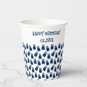 Owl Birthday Party  Paper Cups
