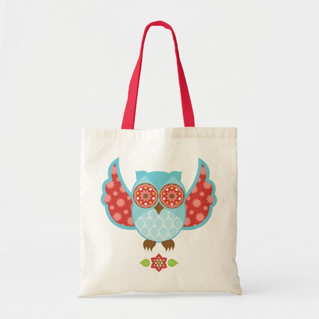 Owl Bohemian Blu Bag (Front)