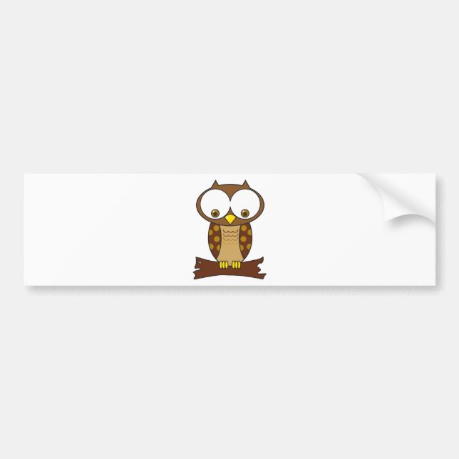 OWL BUMPER STICKER (Front)