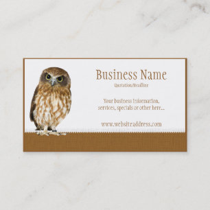 Owl Business Cards
