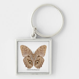 Owl Butterfly Key Ring