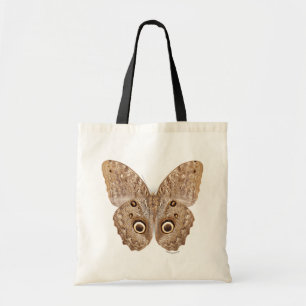 Owl Butterfly Tote Bag