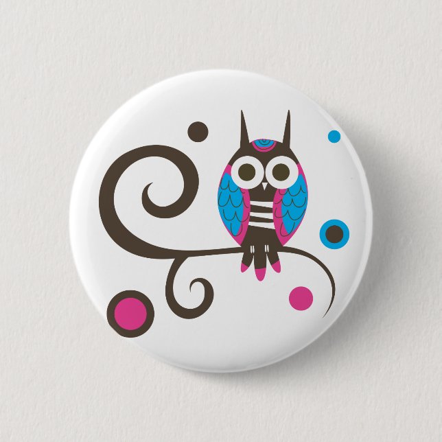 Owl Button (Front)