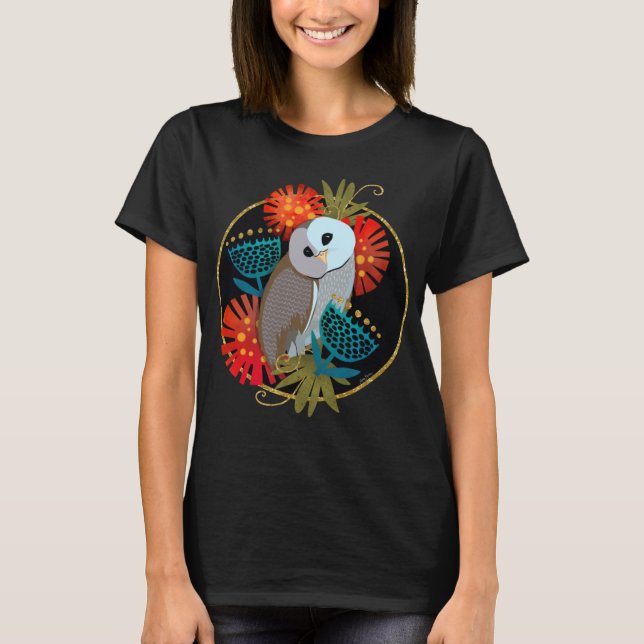 OWL BY MYSELF dark colour shirts-choose style T-Shirt (Front)