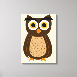 owl canvas print