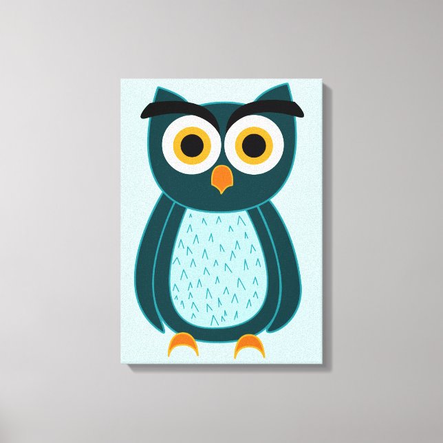 owl canvas print (Front)