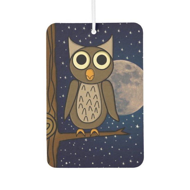 Owl Car Air Freshener (Front)