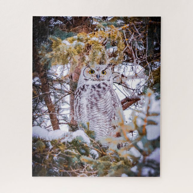 Owl Card Jigsaw Puzzle (Vertical)