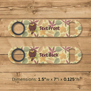 Owl Cartoon Bar Key