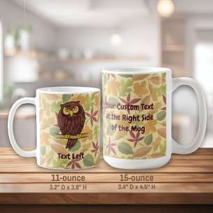 Owl Cartoon Coffee Mug