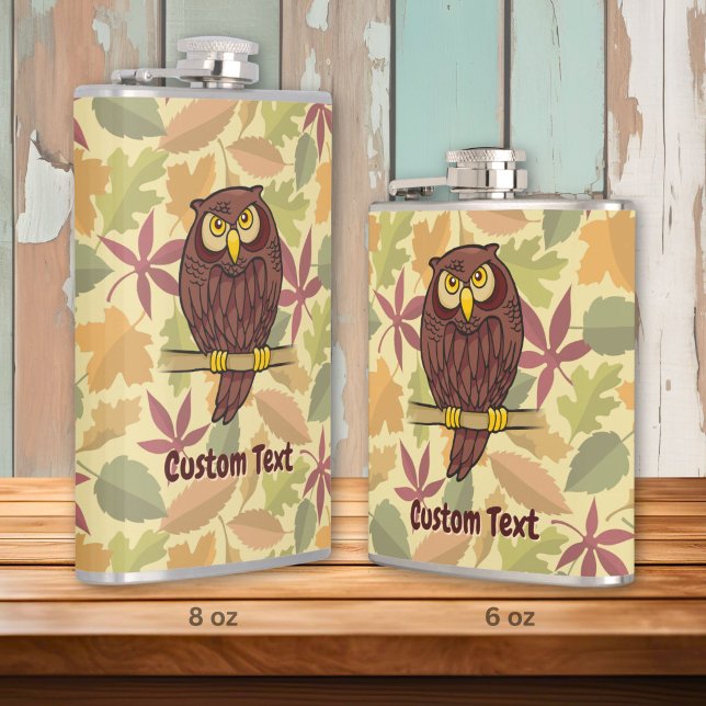 Owl Cartoon Flask (Creator Uploaded)