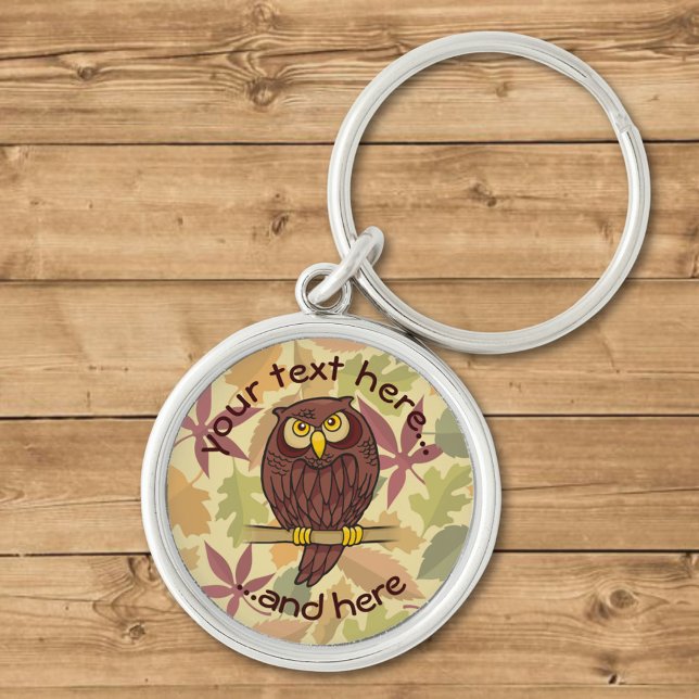 Owl Cartoon Key Ring (Creator Uploaded)