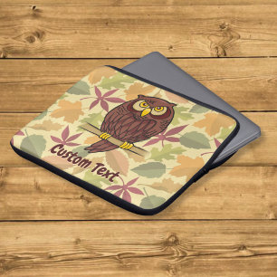 Owl Cartoon Laptop Sleeve