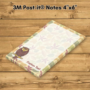 Owl Cartoon Post-it Notes