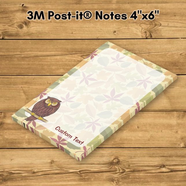 Owl Cartoon Post-it Notes (Creator Uploaded)