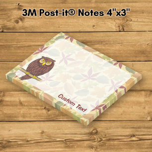 Owl Cartoon Post-it Notes