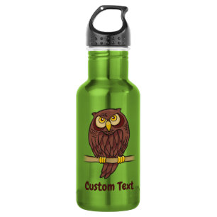 Owl Cartoon Stainless Steel Water Bottle
