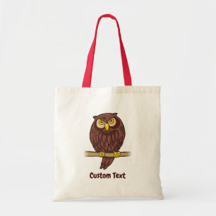 Owl Cartoon Tote Bag