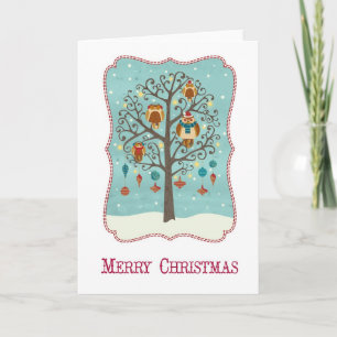 Owl Christmas Card