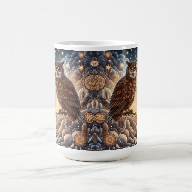 Owl Christmas  Coffee Mug (Center)