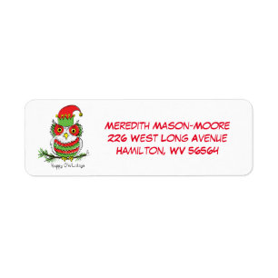 Owl Christmas Cute Funny Holiday