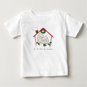 Owl Christmas Cute Funny Holiday Baby T-Shirt