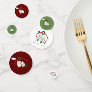 Owl Christmas Cute Kids Confetti