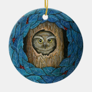 Owl Christmas Ornament