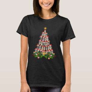 Owl Christmas Tree Merry Christmas T-Shirt