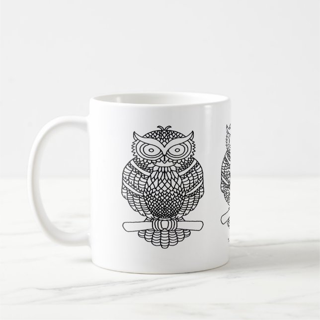 Owl - Classic Mug (11oz) (Left)