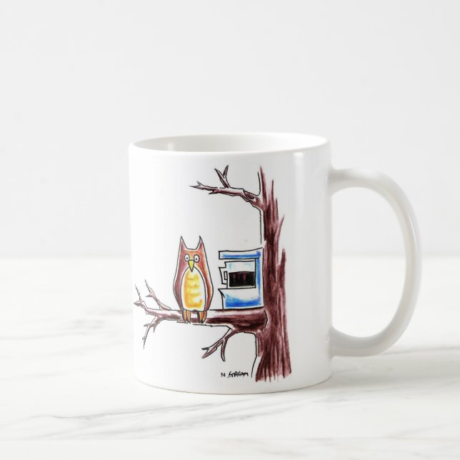 OWL COFFEE COFFEE MUG (Right)