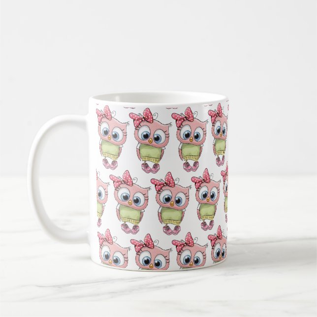 Owl Coffee Mug (Left)