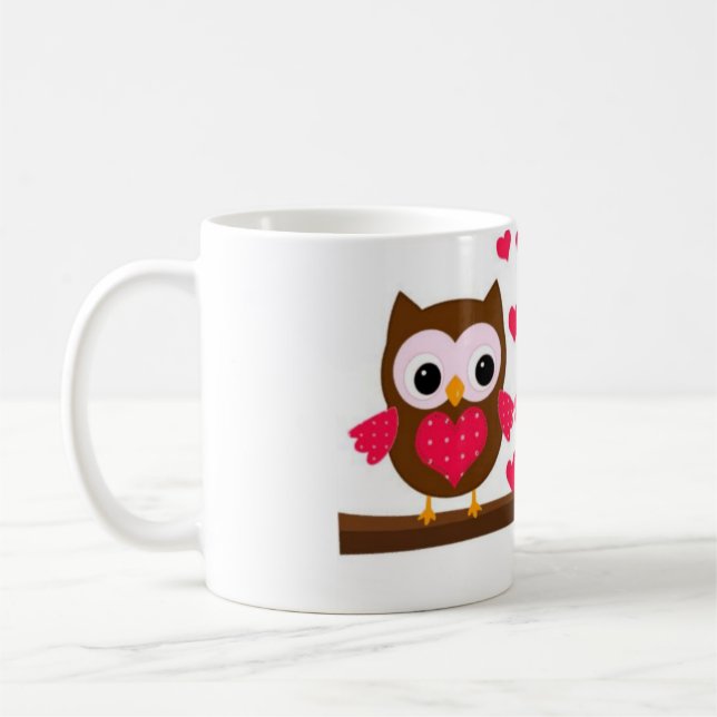 Owl Coffee Mug (Left)