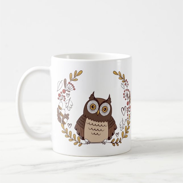 Owl Coffee Mug (Left)