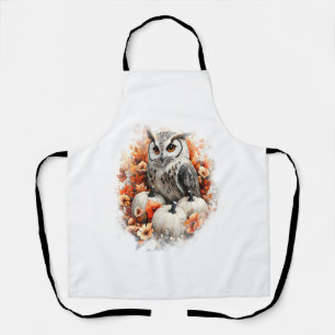 Owl Country Pumpkin Apron