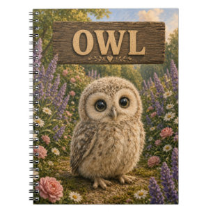 Owl Cute Baby Storybook Nursery Animal Notebook