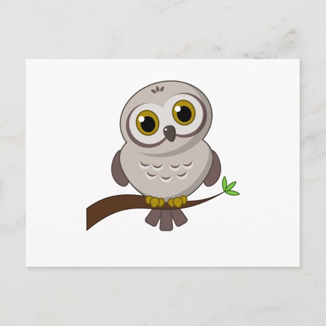 Owl Cutie Postcard (Front)