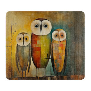 Owl Cutting Board, Owl Food Prep Board