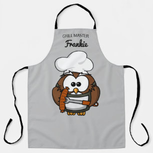 Owl Dad Grillmaster Apron