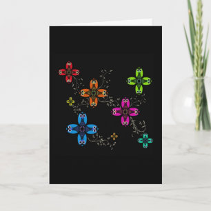 Owl Daisies Greeting Card