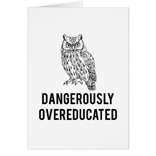 owl, dangerously overeducated (Front)