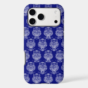Owl (dark blue) - iPhone (16 Pro Max) Case