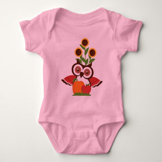 Owl design baby creeper (Front)