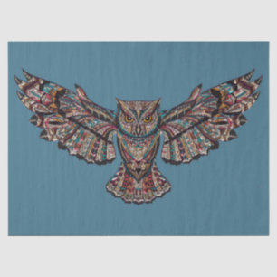 Owl Design Decoupage Tissue Paper