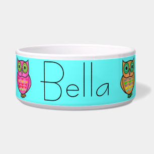 Owl Dog Bowl