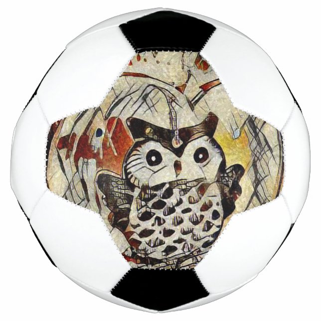 Owl drawing football (Front)