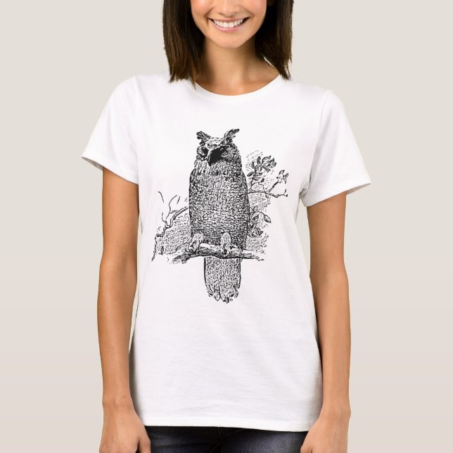 Owl Drawing Top (Front)