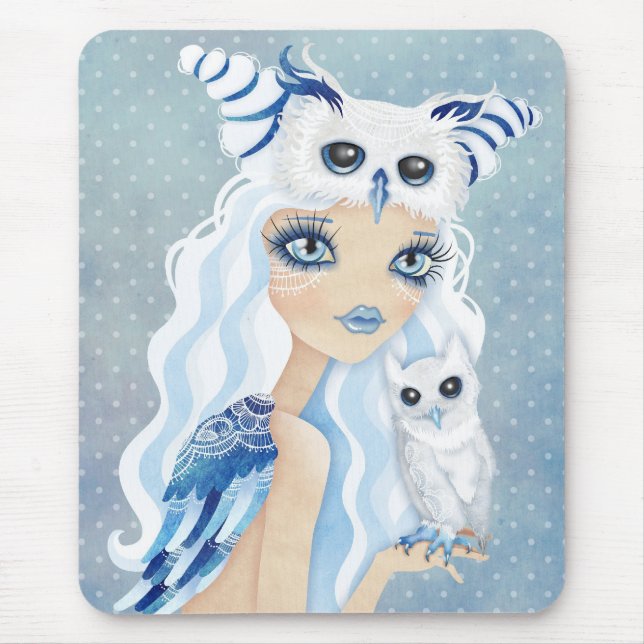 Owl Duchess Mouse Pad Mousepad (Front)